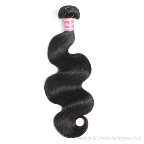 Wholesale Body Wave Bundles Virgin Hair Peruvian Young Girl Donor Mink Hair With Full Customized Bags Natural Human Extensions